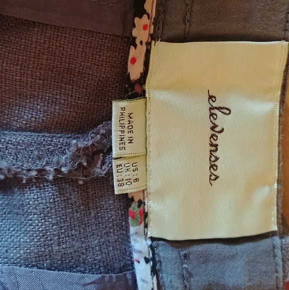 Anthropologie linen crop pants - Picture 4 of 5